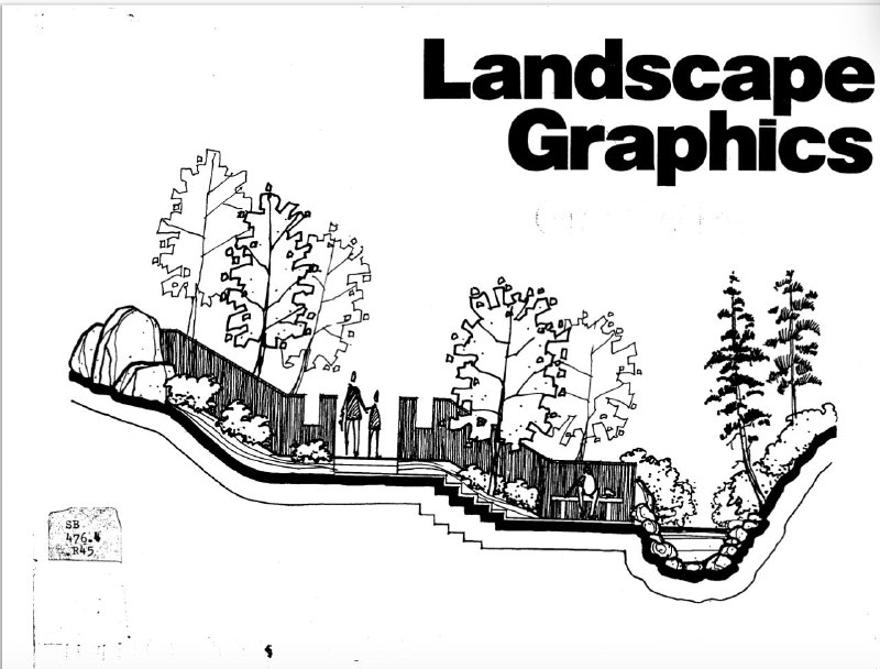 Фрагменты из книги «Landscape Graphics» c наглядными инструкциями по ландшафтной графике